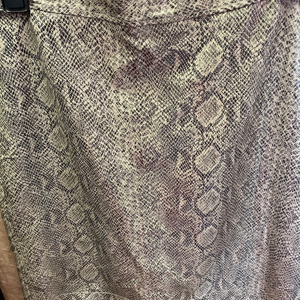 Snake skin skirt size7